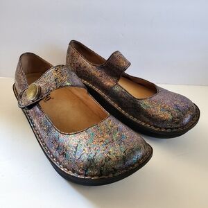 Alegria Paloma Colorful Women's Mary Jane Shoes Size EU40 US 10